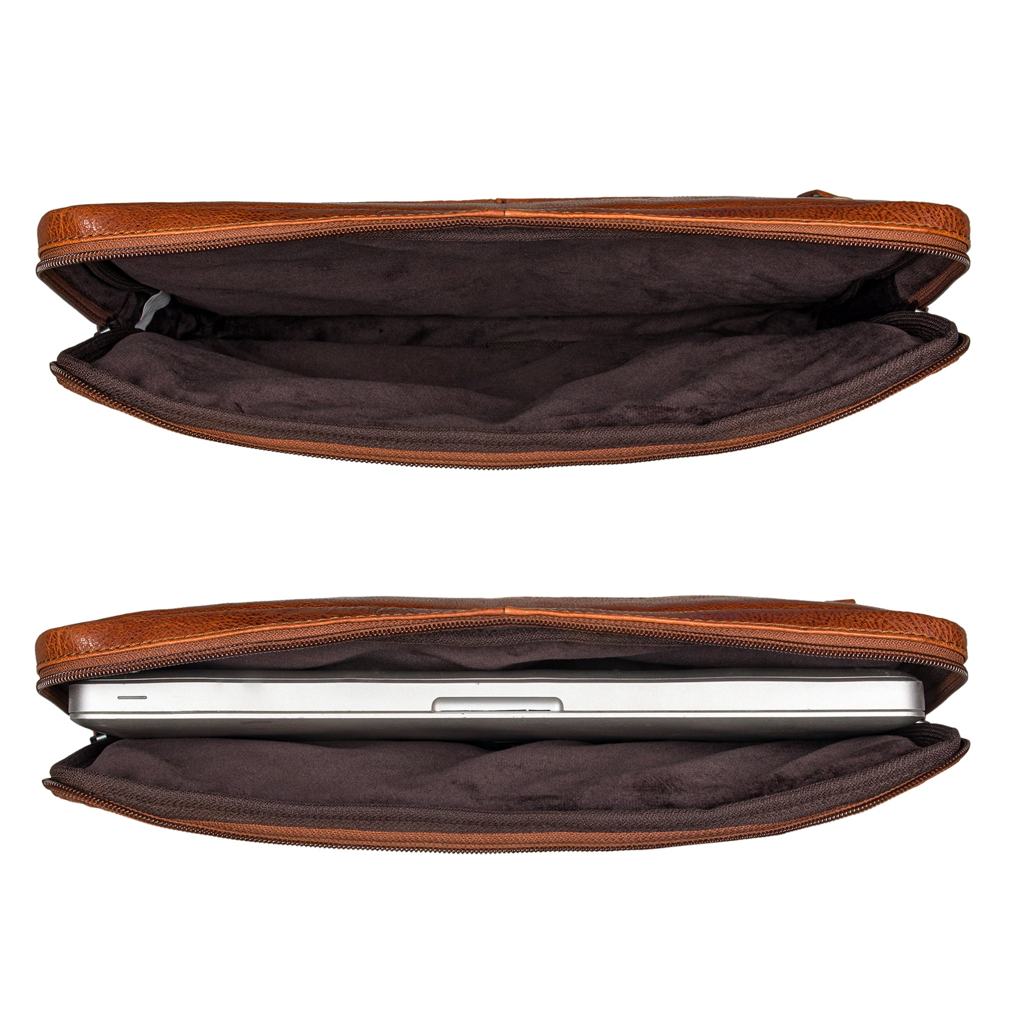 Laptop Sleeve Leder 13 Zoll - 14 Zoll