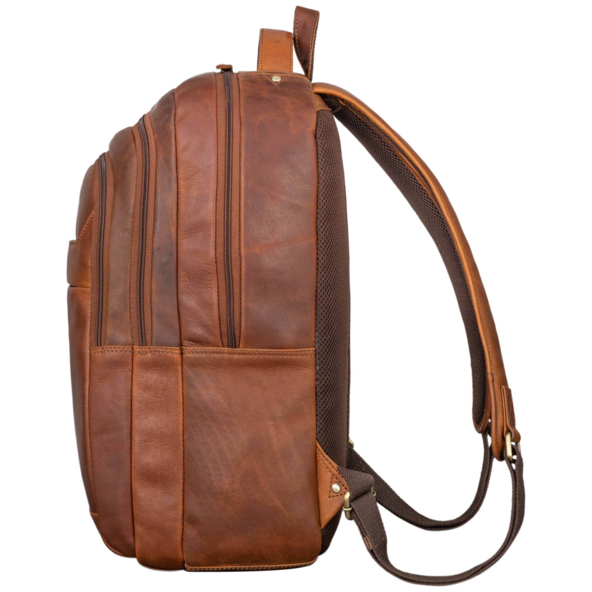 businessrucksack damen leder braun