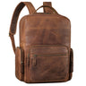"Raphael" business leather backpack large