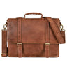 "Calvin" Business Satchel Leather Large