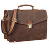 "Cosmos" Vintage Briefcase Leather XL