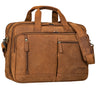 "Arnold" Spacious Leather Laptop Bag