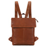 "Charlie" Vintage Leather Backpack Brown