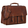 "Clarence" Leather Business Briefcase A4