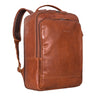 "Beck" Leather Laptop Backpack Mens 16 Inches