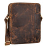 "Sergio" Real Leather Mens Shoulder Bag Medium for 11 Inch Tablet