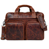 "Caesar" Leather Business Briefcase 15,6
