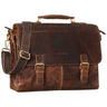 "Dorian" Vintage Business Briefcase Leather