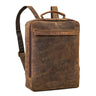 "Claudio" Real Leather Backpack for Men & Women Medium Size Laptop 13 - 14 Inch