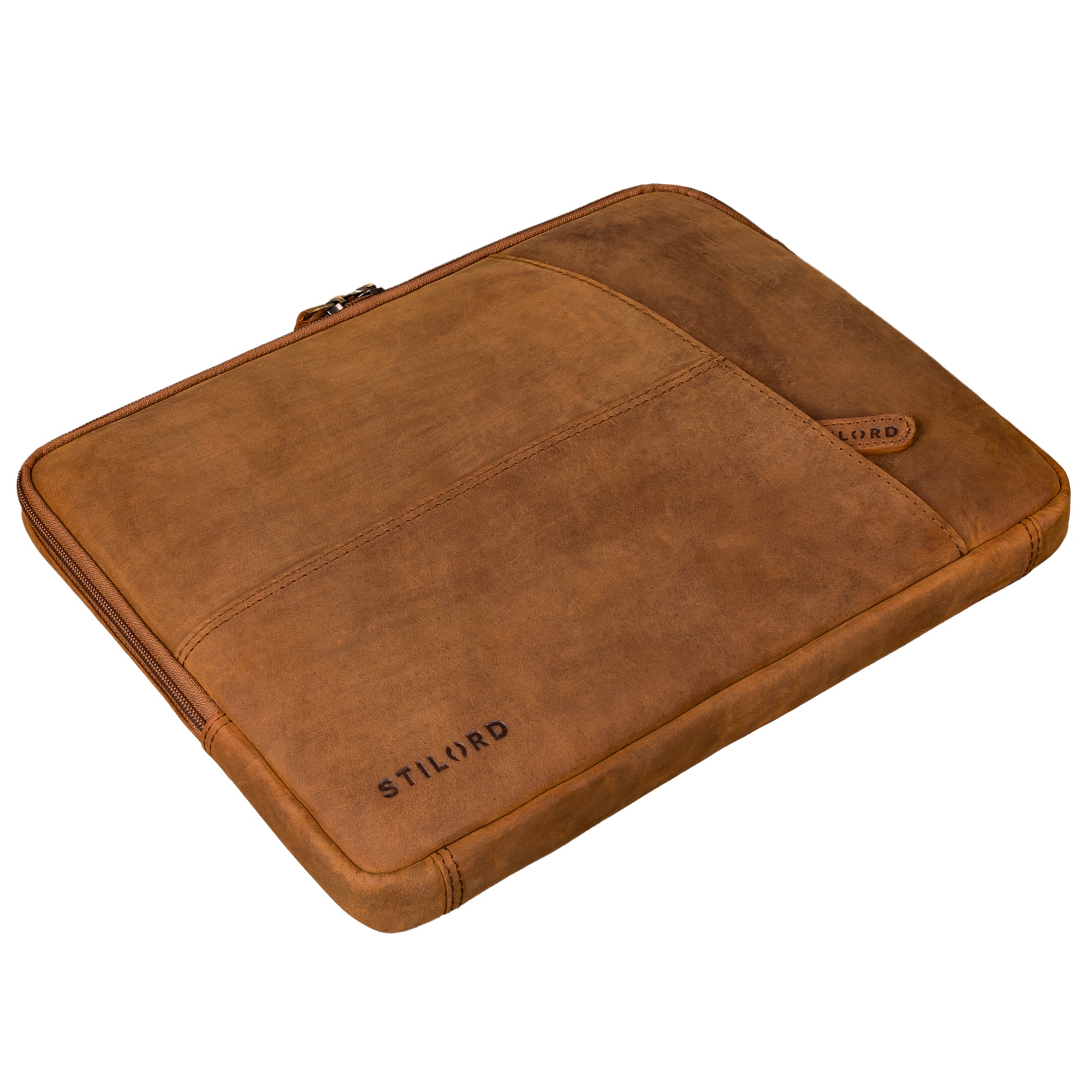 Leder Laptophülle für 13 Zoll bis 14 Zoll Notebook