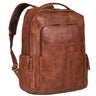 "Sigrid" Timeless Leather Backpack with Laptop Compartment 17 inch