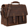 "Clarence" Leather Business Briefcase A4