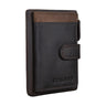"Garrett" Leather Card Holder with Key Case