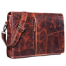 "Joel" Leather Messenger bag Shoulder Cross-Body Bag