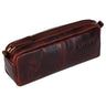 "Spencer" Vintage Pencil Pouch Leather
