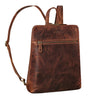 "Doris" Leather Backpack Womens Vintage