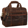 "Experience" XL Leather Briefcase for Men 15.6 inch Laptop Bag
