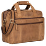 "Experience" XL Leather Briefcase for Men 15.6 inch Laptop Bag