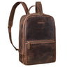 "Kellis" Large Vintage Genuine Leather Backpack for Men & Women 15 Inc Laptop