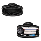 Rucksack Handtasche leder schwarz