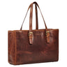 "Gaby" Real Leather Tote Bags for Women Large Shoulder Bag with Multiple Compartments