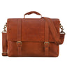 "Calvin" Business Satchel Leather Large
