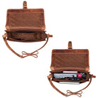 Leder Schultertasche Damen Vintage