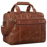 "Experience" XL Leather Briefcase for Men 15.6 inch Laptop Bag