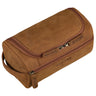 "Rowan" Vintage Leather Wash Bag with Hook