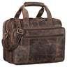 "Experience" XL Leather Briefcase for Men 15.6 inch Laptop Bag