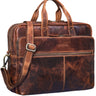 "William" Classic Leather Briefcase Men XL