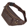 "Adelmo" Vintage Leather Bum Bag for Men