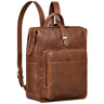 "Lorraine" Vintage Leather Backpack Women Large 15.6 Inch Laptop