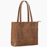 "Solaya" Leather Tote Bag Women Large with Laptop Compartment 15.6 Inch
