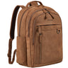 "Eron" Large Leather Backpack for Men for 15,6 - 16 Inch Laptop