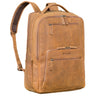 "Laurenz" Men's Leather Backpack XL 15.6-17.3 Inch with Tablet Compartment