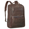 "Laurenz" Men's Leather Backpack XL 15.6-17.3 Inch with Tablet Compartment
