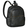 "Lisa" Leather Backpack Women Medium Size With Padded 13 Inch Tablet Compartment