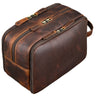 "Corse" Leather Toiletry Bag XL