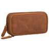 "Fiore" Leather Pencil Case Vintage