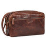 "Bran" Large Men's Leather Wristlet Clutch Genuine Vintage Leather