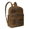 "Alba" Small Leather Backpack Women Daypack