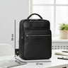 "Kaya" Premium Womens Leather Backpack Elegant 14 Inch Laptop Rucksack for Women