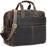 "William" Classic Leather Briefcase Men XL