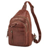 "Montego" 2-In-1 Men's Large Leather Sling Bag for Men