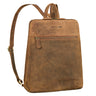 "Doris" Leather Backpack Womens Vintage