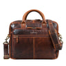 "Jerome" Leather Briefcase for Men with Laptop Compartment 16 Inch