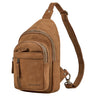 "Montego" 2-In-1 Men's Large Leather Sling Bag for Men
