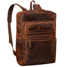 "Gilbert" Large Leather Backpack for Men and Women 15 - 16 Inch Laptop