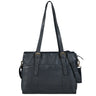 "Michelle" Large Leather Shopper Bag Women with Two Bottle Holders & 15.6 - 16 Inch Laptop Compartment